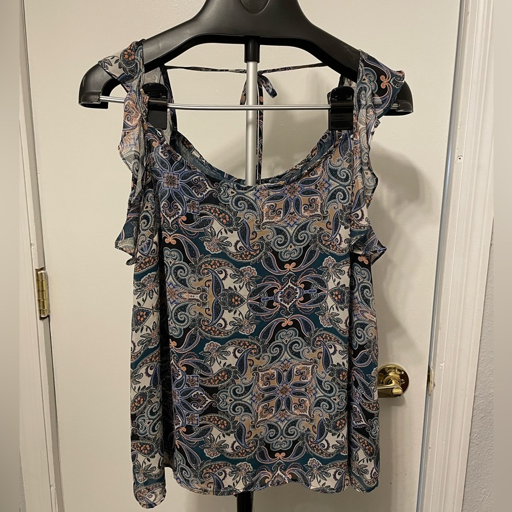 Flowy sleeveless top